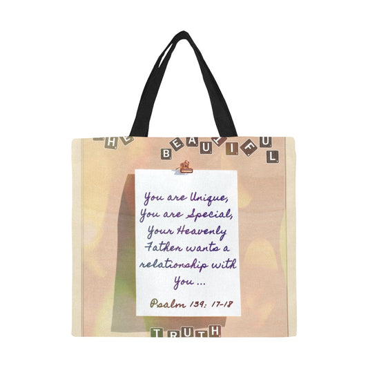 You Are Unique Canvas Tote