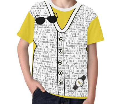 Youth Girl 1 Thessalonians 5:17 Covered T-Shirt