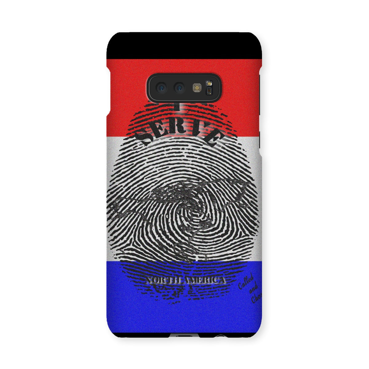 I Serve North America Fingerprint Snap Phone Case