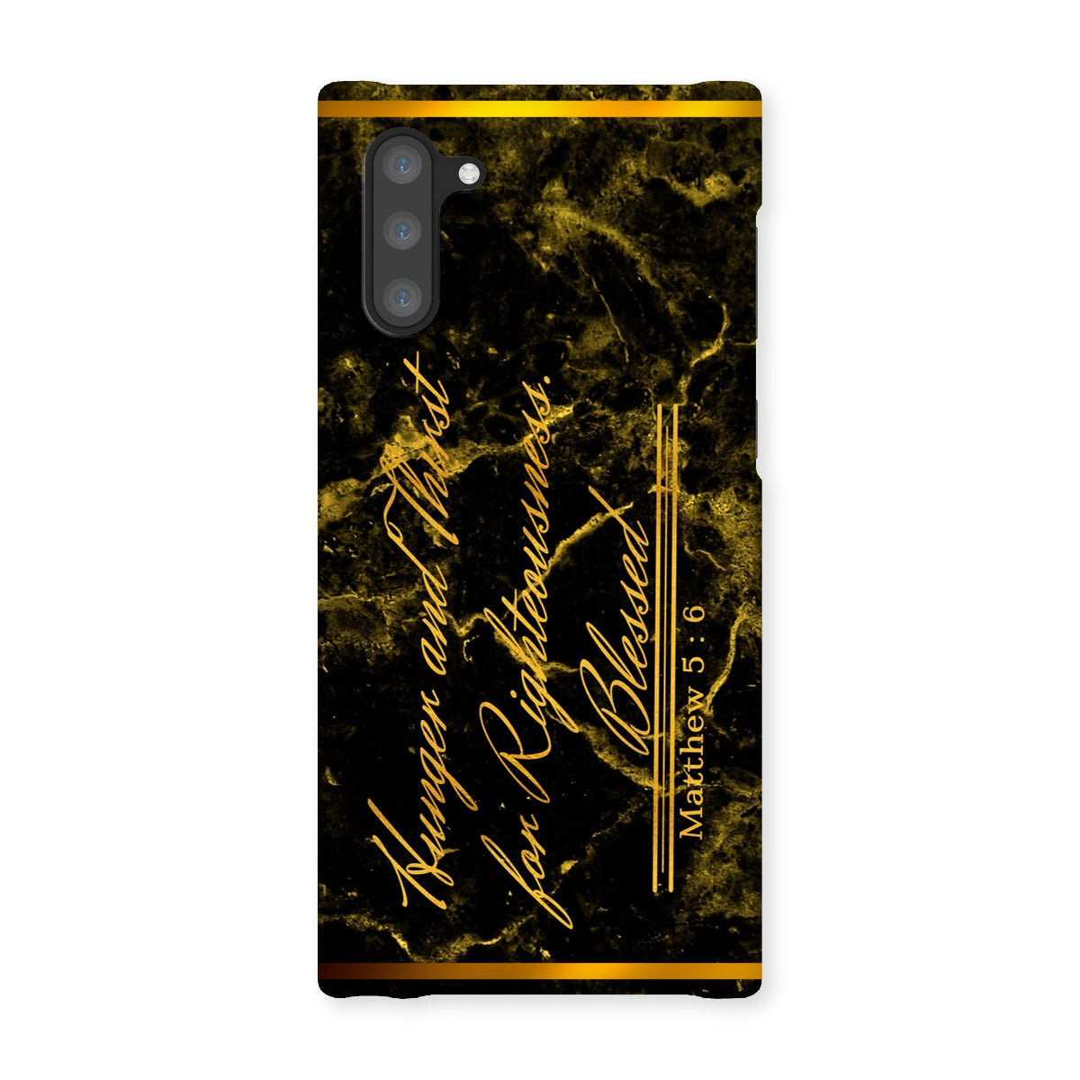 Hunger and Thirst for Righteousness || Matthew 5:6 Snap Phone Case