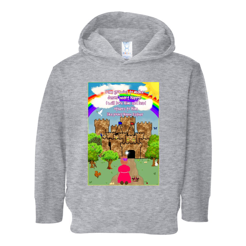 Making Jesus Merry Like Queen Esther Girl's Toddler Hoodie