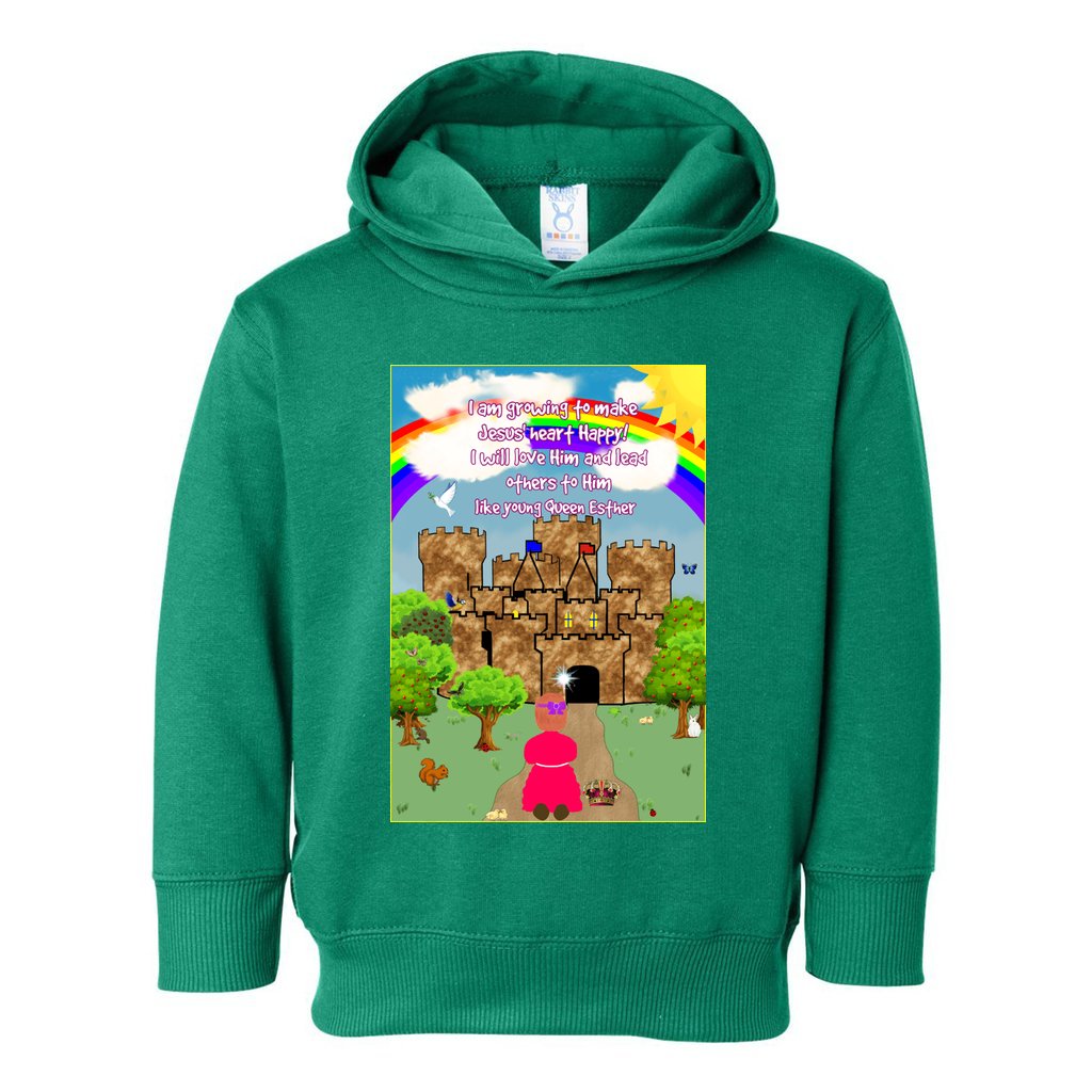 Making Jesus Merry Like Queen Esther Girl's Toddler Hoodie