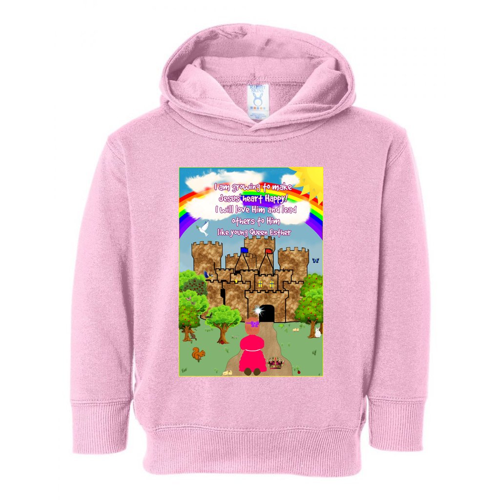 Making Jesus Merry Like Queen Esther Girl's Toddler Hoodie