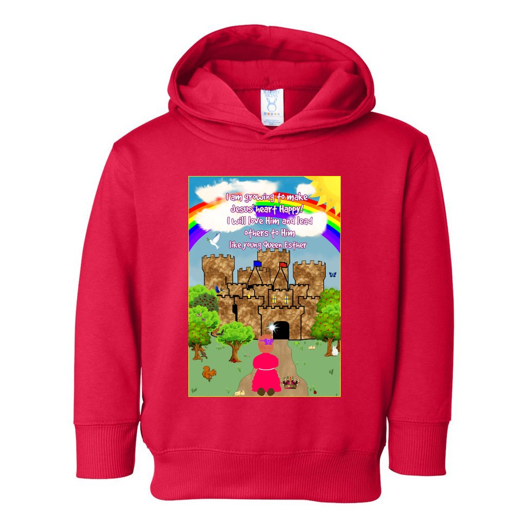 Making Jesus Merry Like Queen Esther Girl's Toddler Hoodie