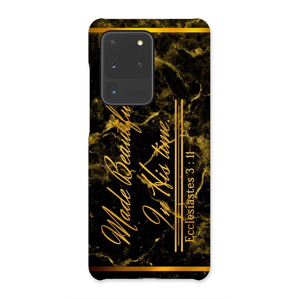 Made Beautiful in His Time || Ecclesiastes 3:11 Snap Phone Case