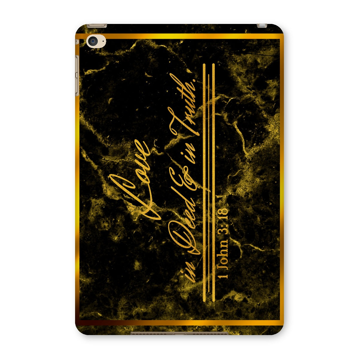 Love in Deed & Truth || 1 John 3:18 iPad Case