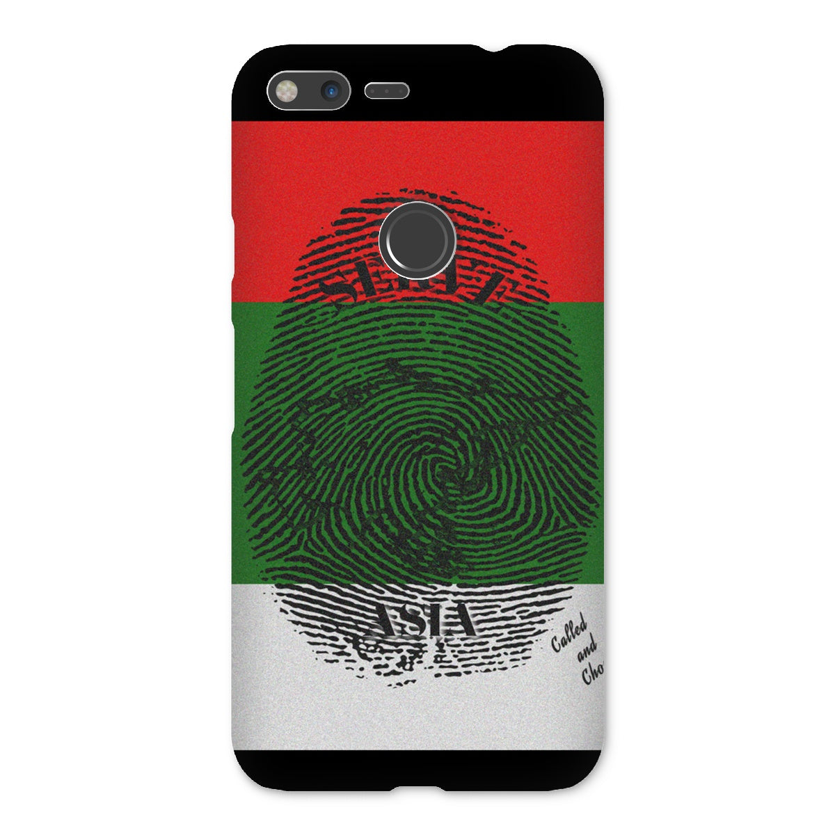 I Serve Asia Fingerprint Snap Phone Case