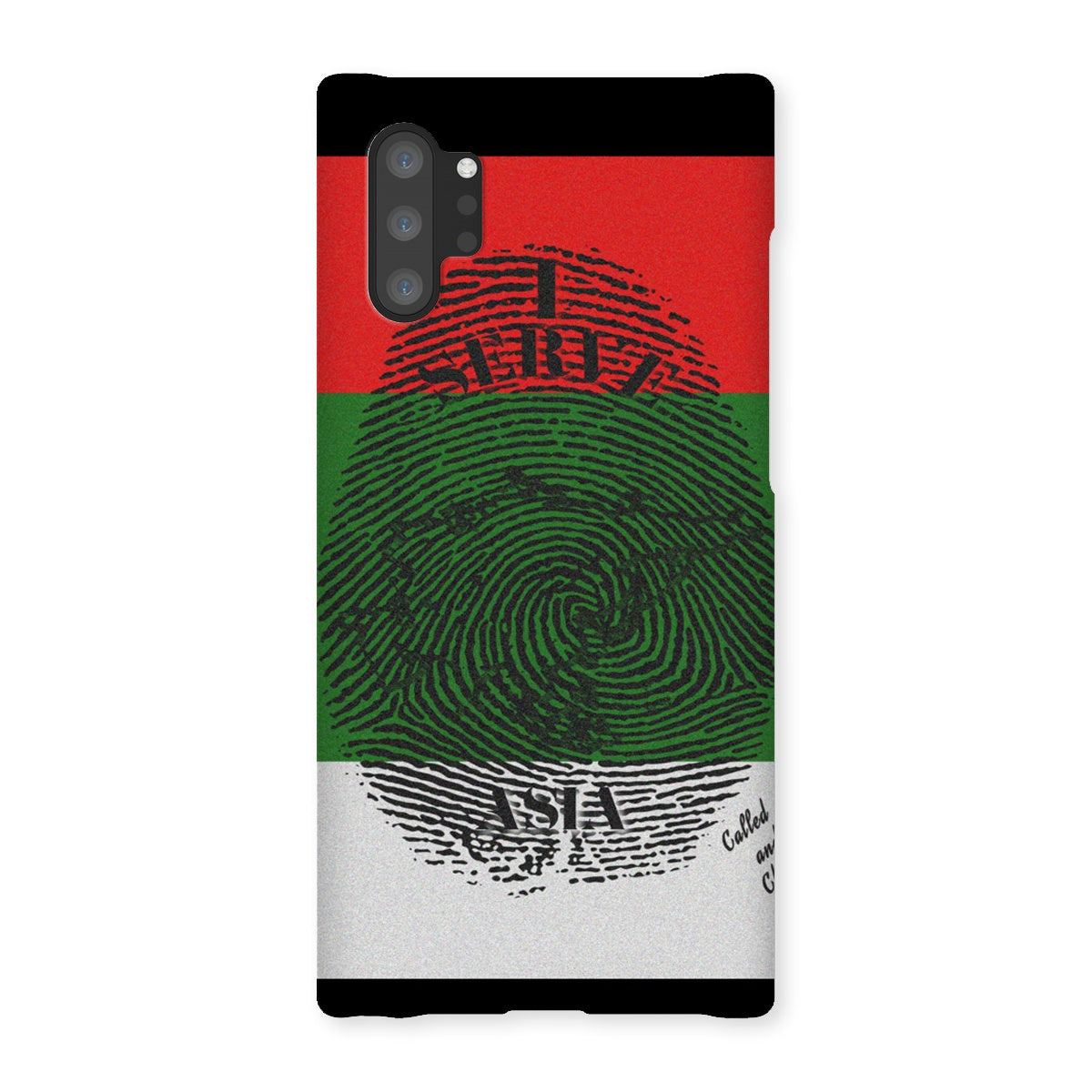 I Serve Asia Fingerprint Snap Phone Case