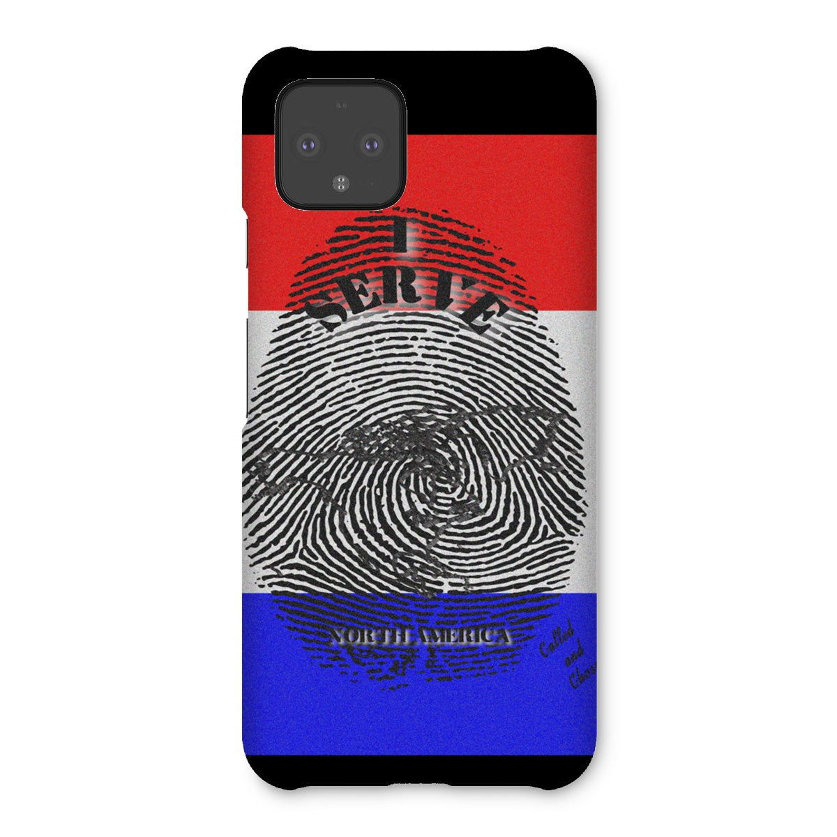 I Serve North America Fingerprint Snap Phone Case