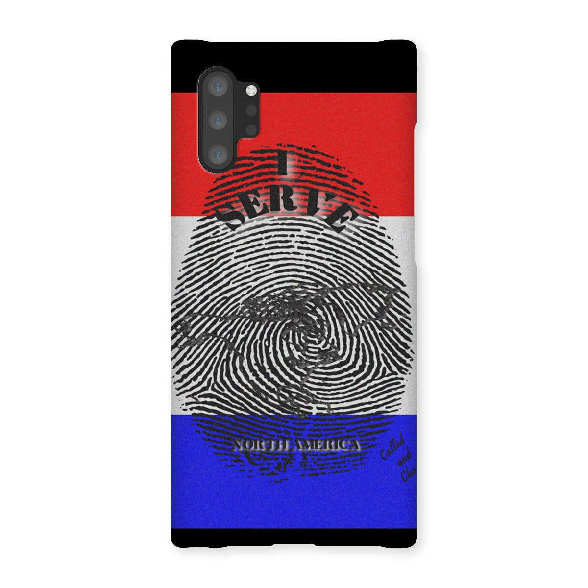 I Serve North America Fingerprint Snap Phone Case