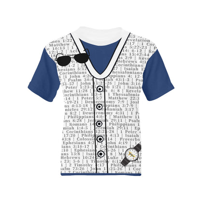 Youth Girl 1 Thessalonians 5:17 Covered T-Shirt