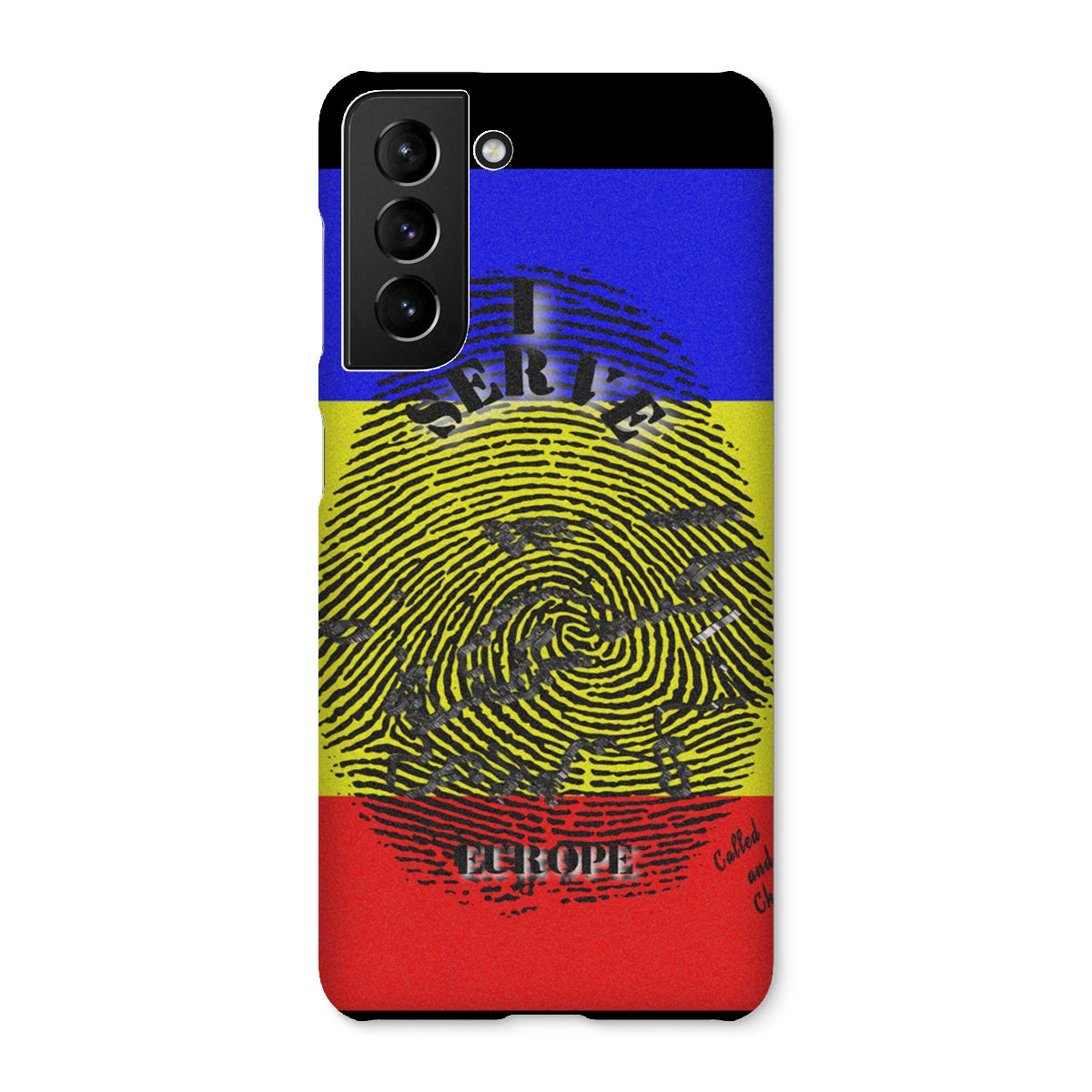I Serve Europe Fingerprint Snap Phone Case