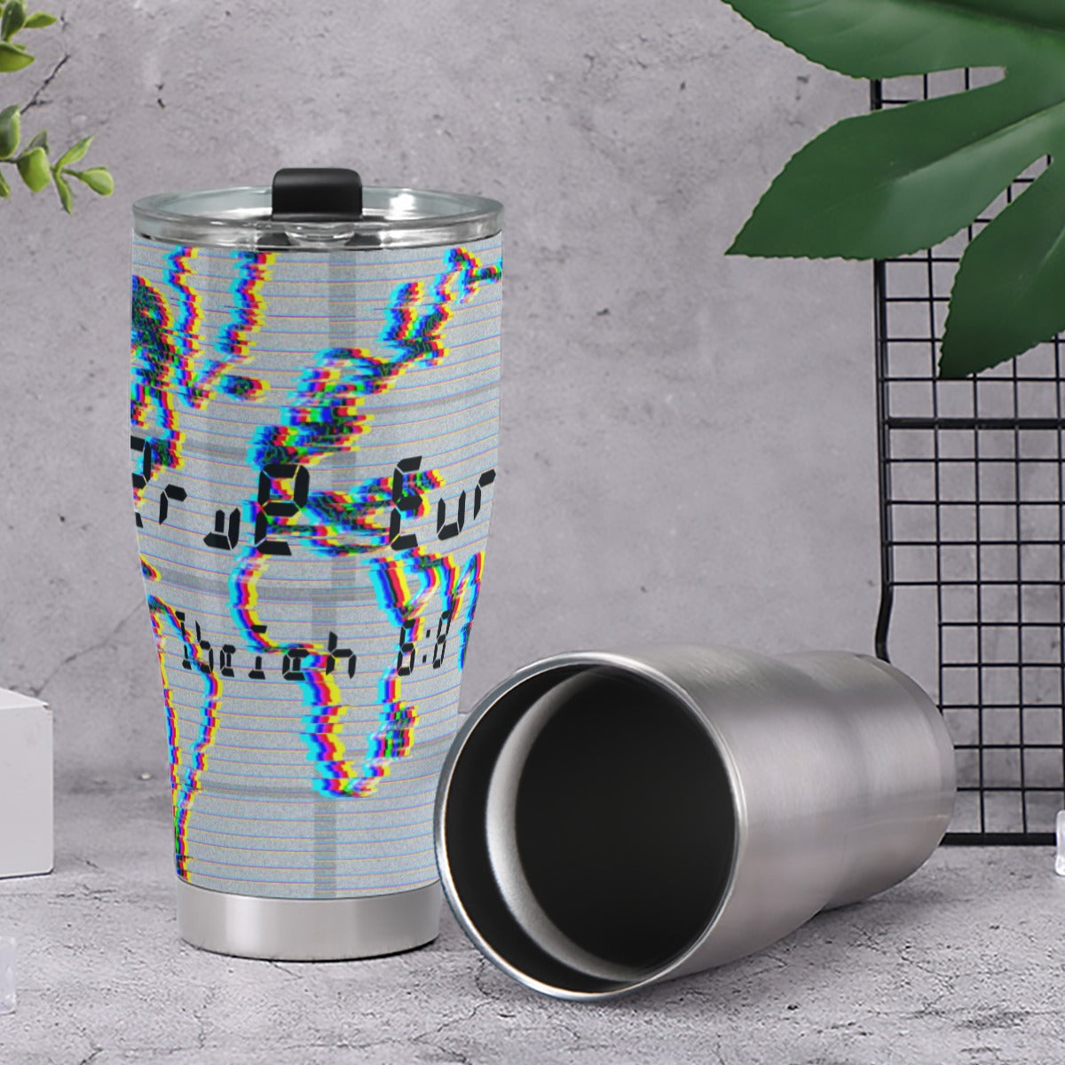 Chromatic I Serve Europe 30oz Stainless Steel Tumbler