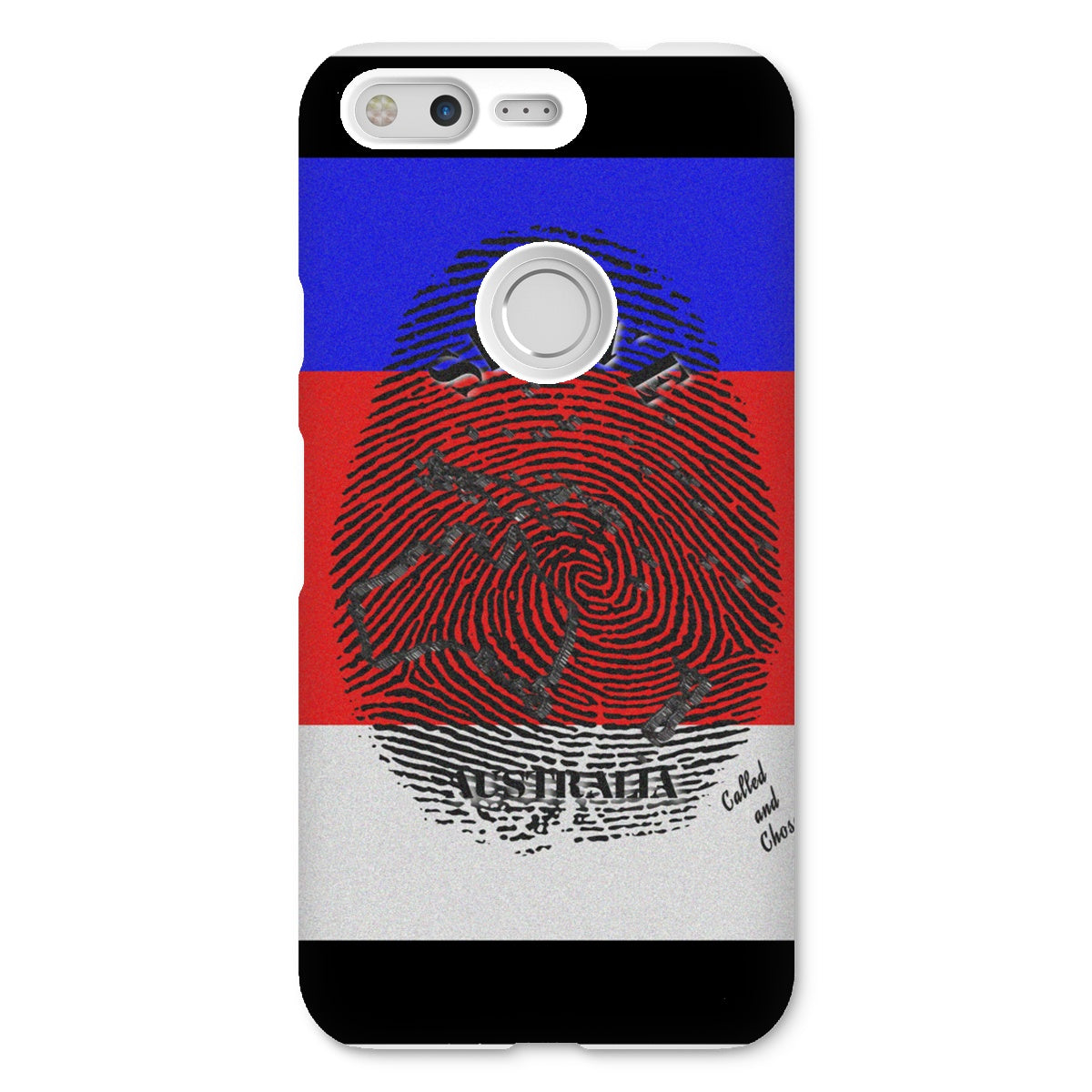 I Serve Australia Fingerprint Snap Phone Case