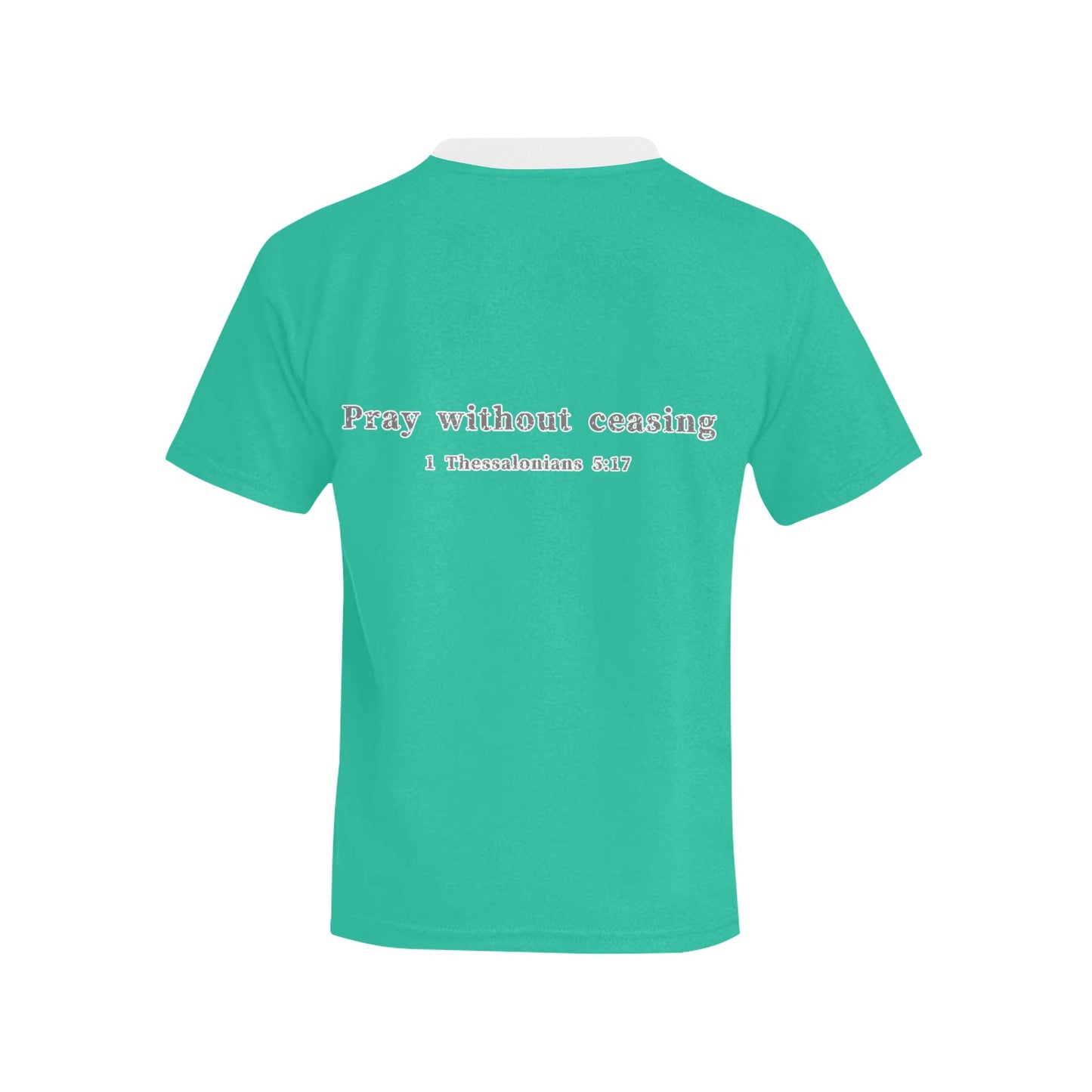 Youth Girl 1 Thessalonians 5:17 Covered T-Shirt