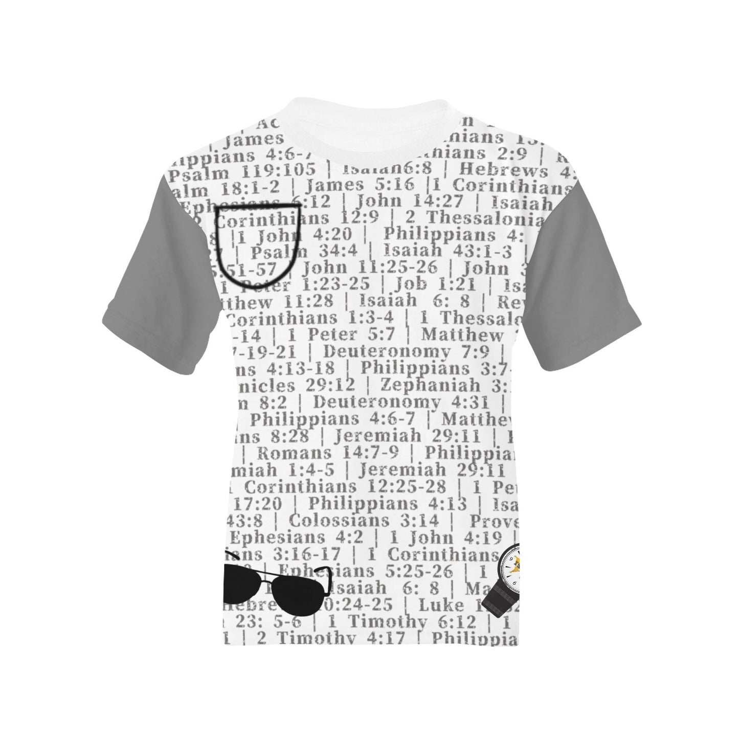 Youth Boy Psalm 46:10 Covered T-Shirt