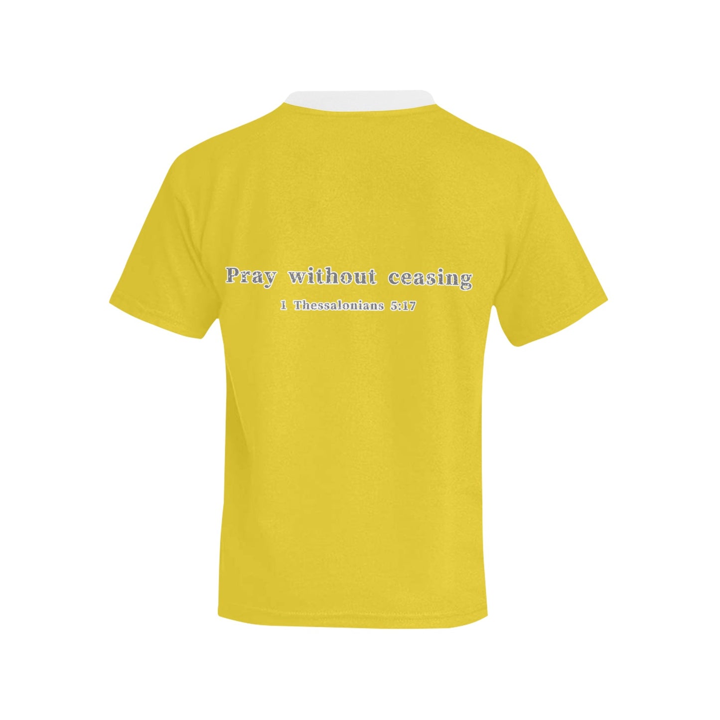 Youth Girl 1 Thessalonians 5:17 Covered T-Shirt