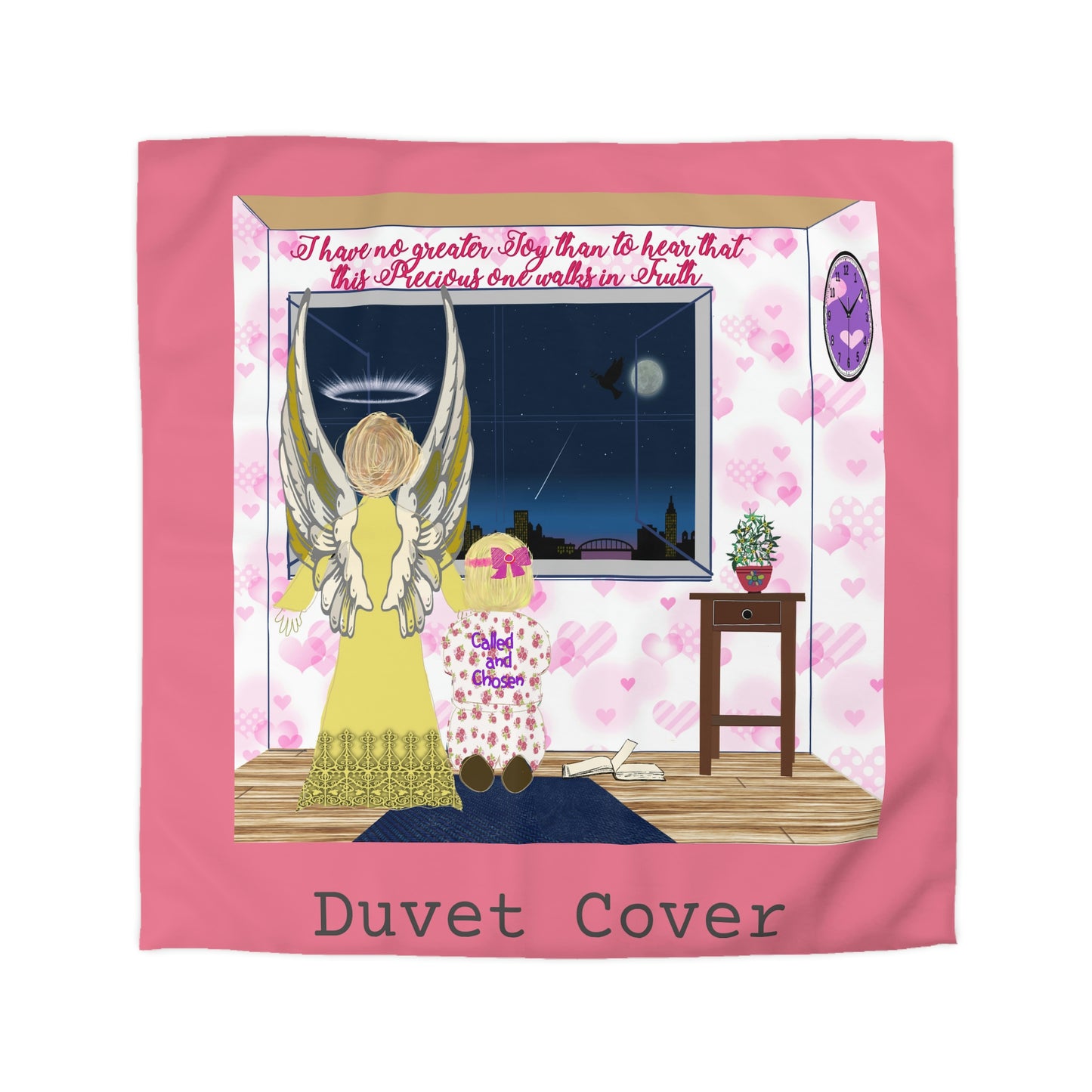 Girl's Four-Piece Called and Chosen Australia Duvet Cover Set