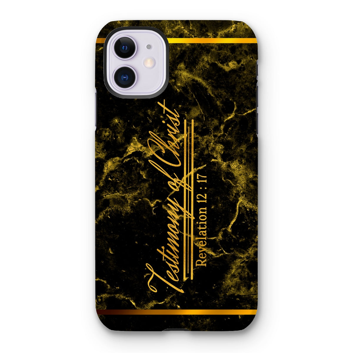 Testimony of Christ || Revelation 12:17 Tough Phone Case