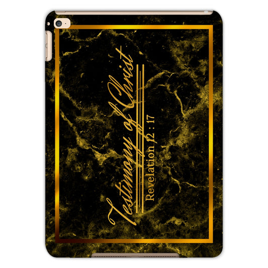 Testimony of Christ || Revelation 12:17 iPad Case