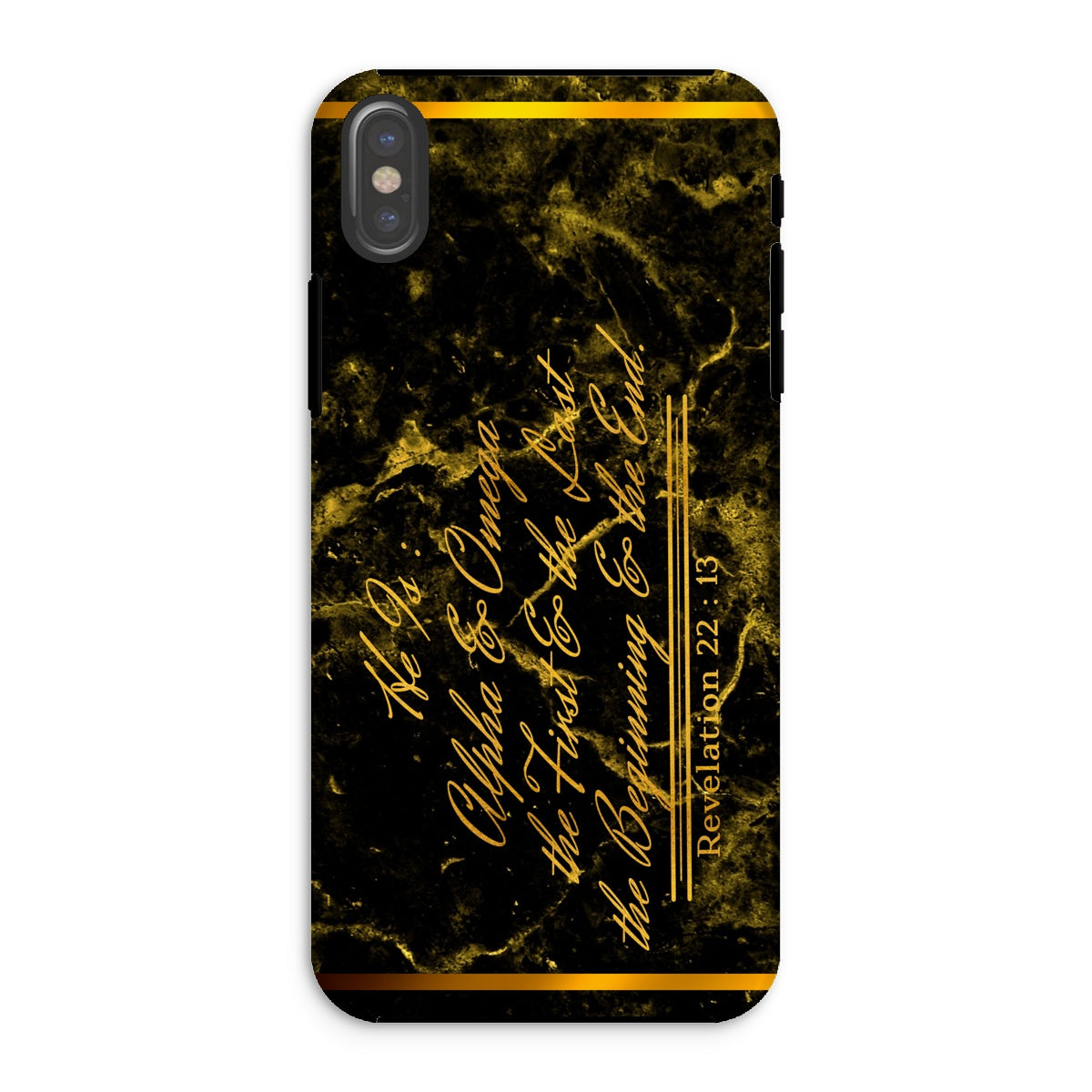 Alpha & Omega || Revelation 22:13 Tough Phone Case