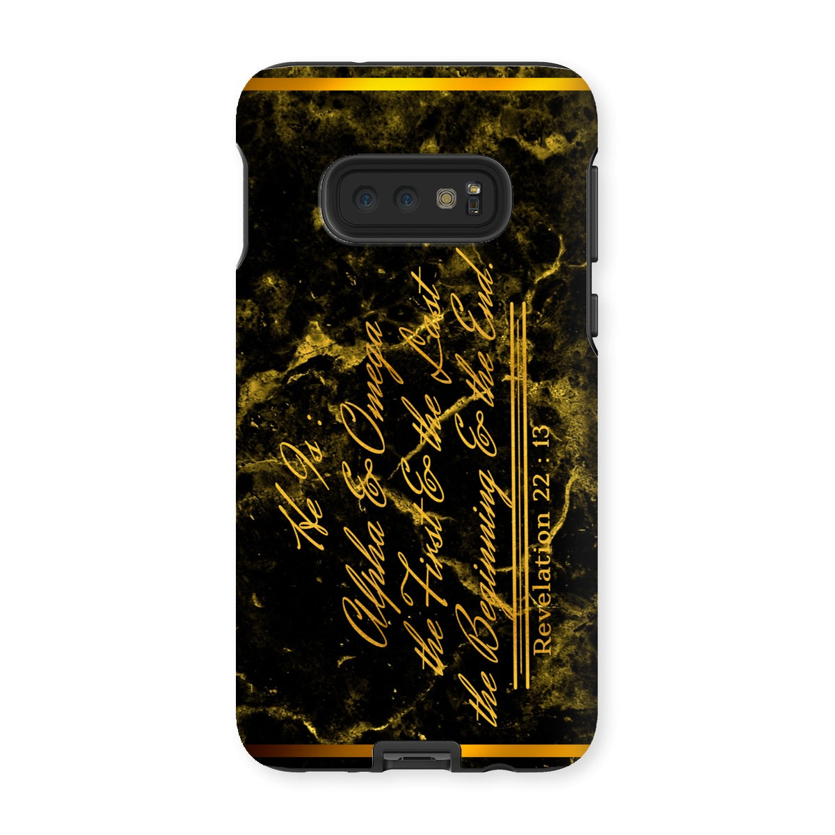 Alpha & Omega || Revelation 22:13 Tough Phone Case