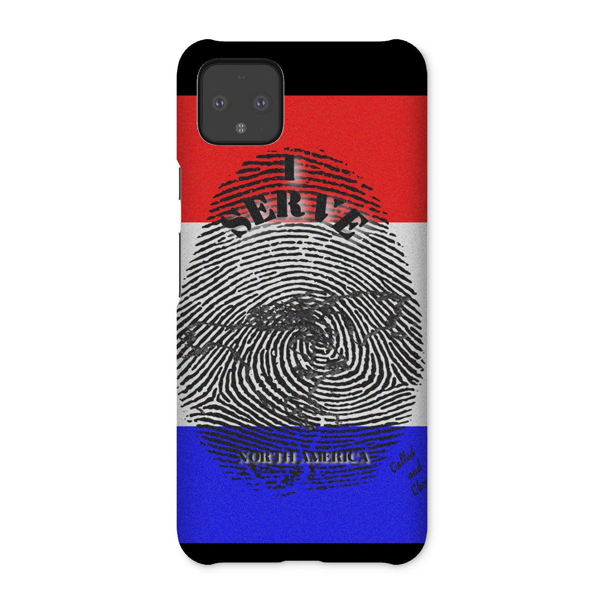I Serve North America Fingerprint Snap Phone Case