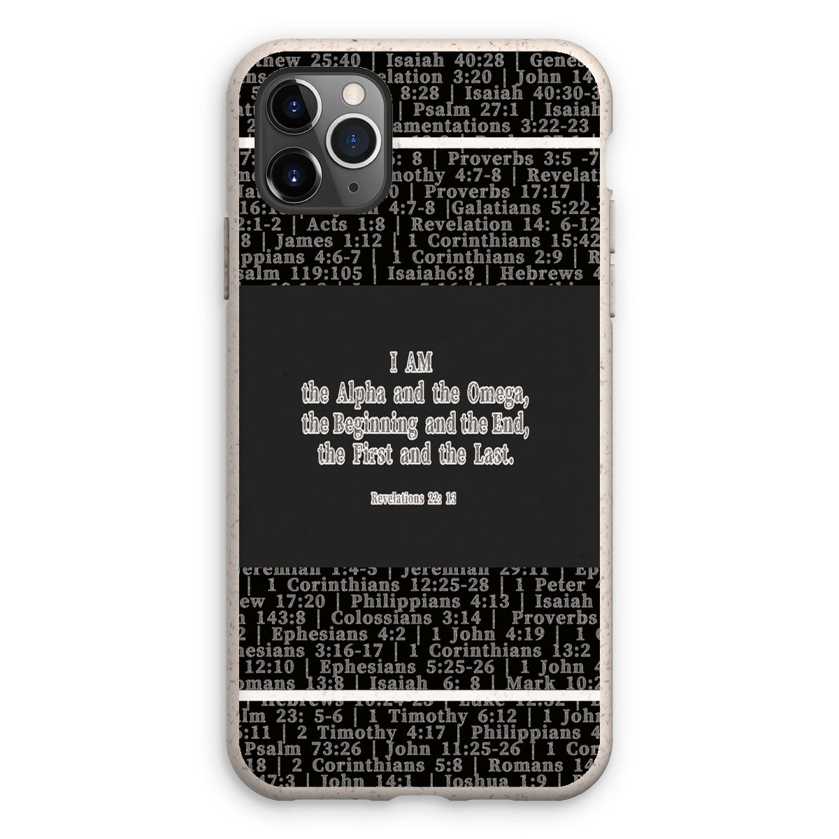 Revelation 22:13 Verse Eco Phone Case