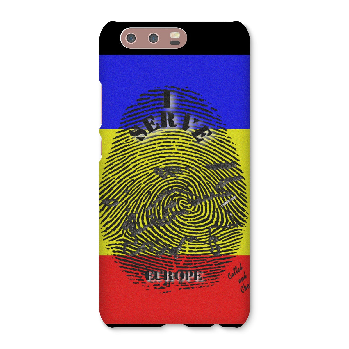 I Serve Europe Fingerprint Snap Phone Case