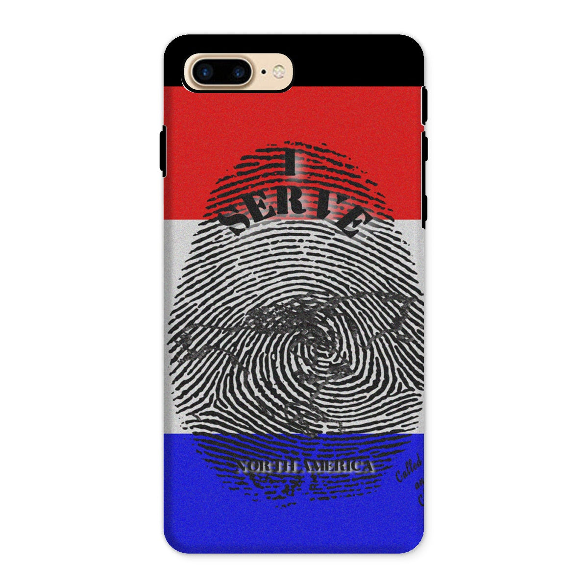 I Serve North America Fingerprint Tough Phone Case