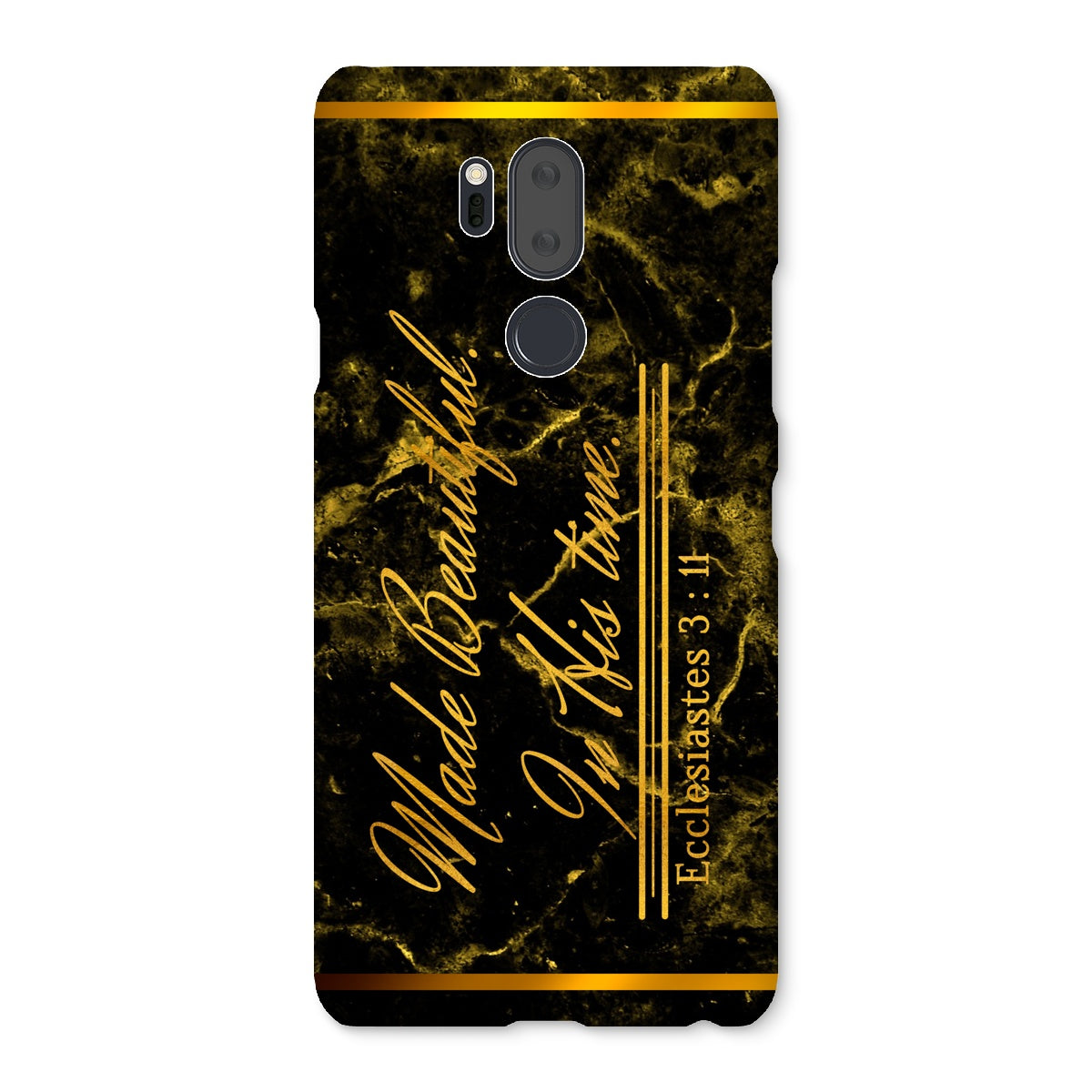 Made Beautiful in His Time || Ecclesiastes 3:11 Snap Phone Case