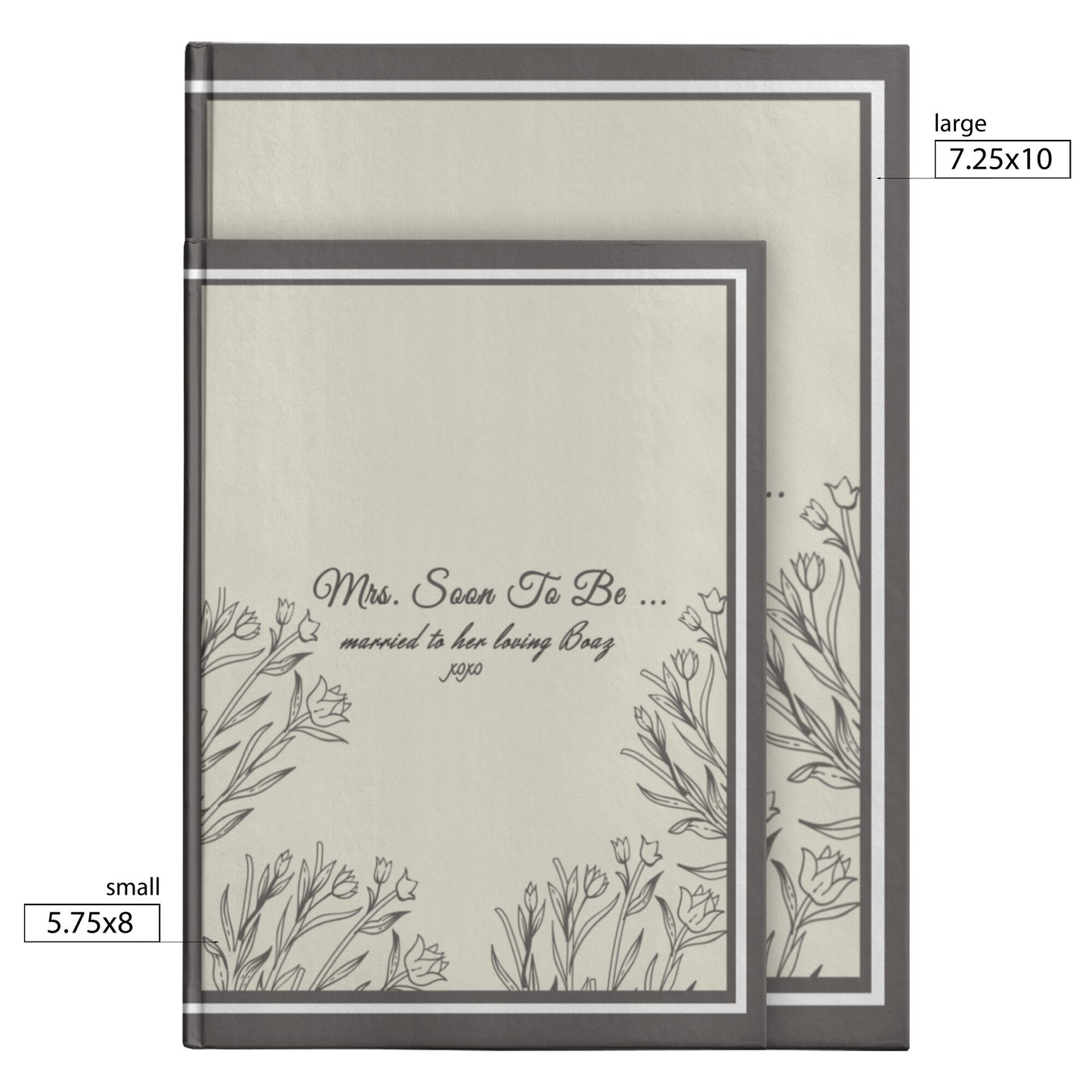 Beige Mrs. Soon To Be Journal