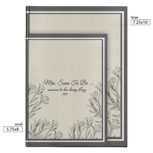 Beige Mrs. Soon To Be Journal