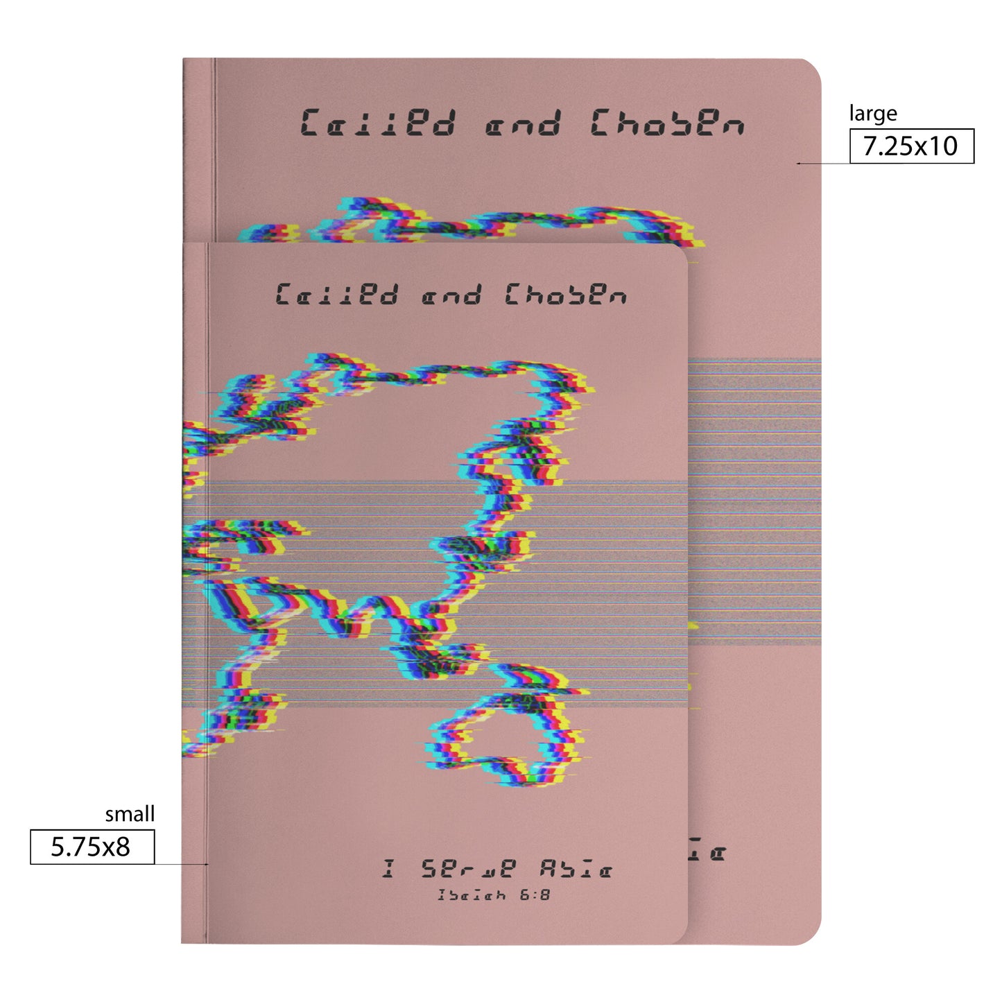 Pink Chromatic Called and Chosen Asia Notebook
