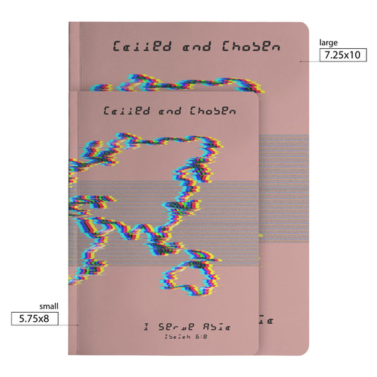 Pink Chromatic Called and Chosen Asia Notebook