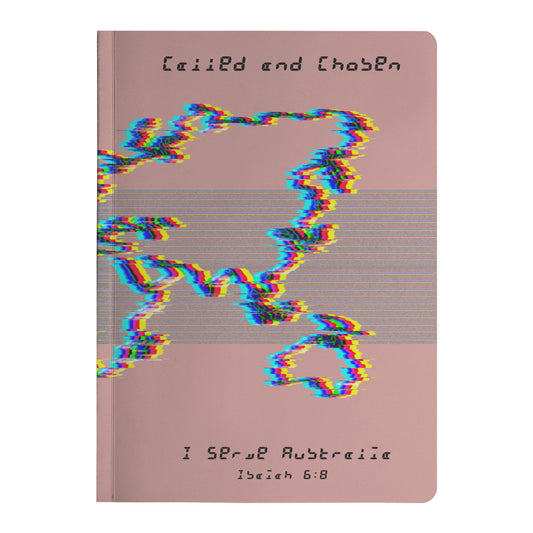 Pink Chromatic Called and Chosen Australia Notebook