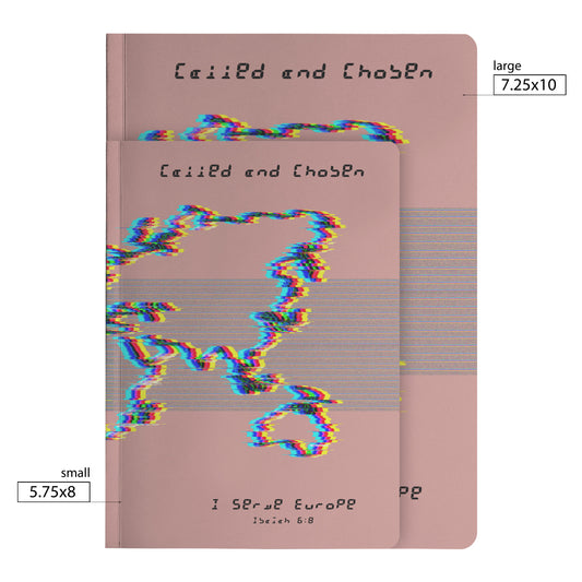 Pink Chromatic Called and Chosen Europe Notebook