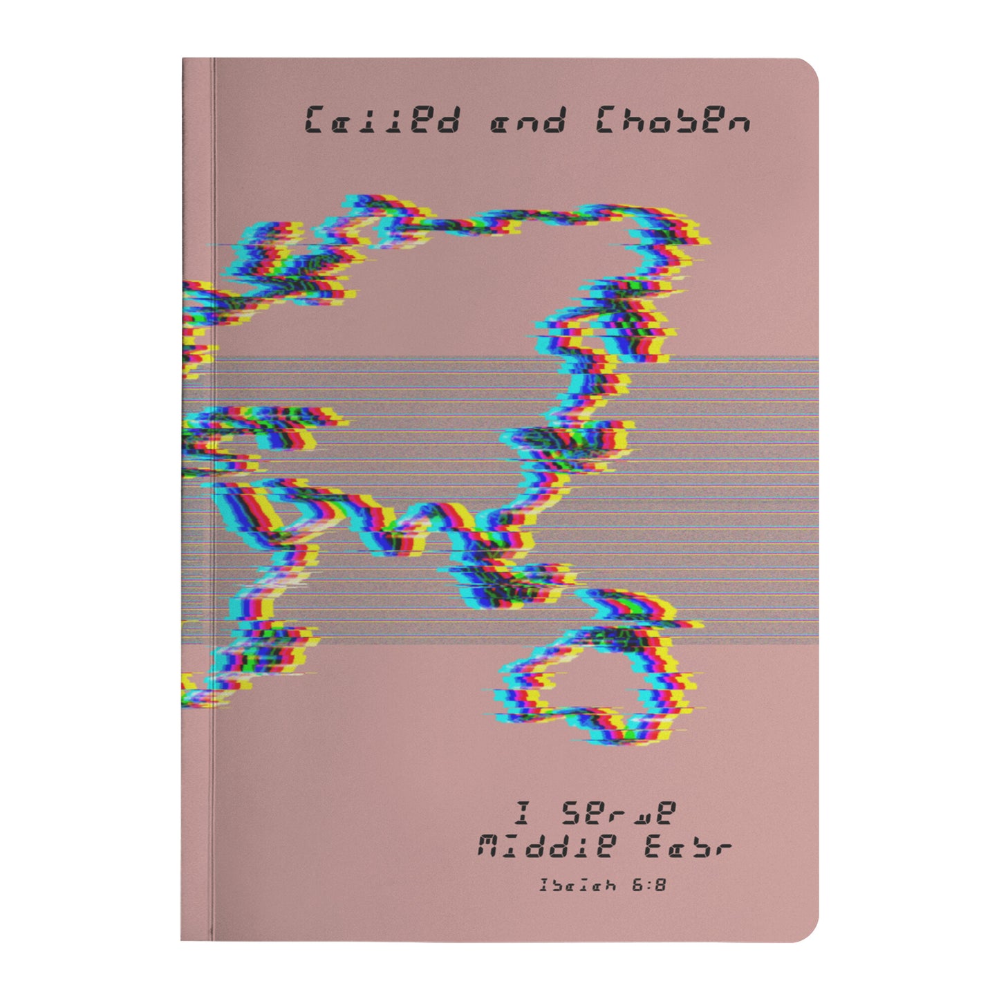 Pink Chromatic Called and Chosen Middle East Notebook