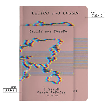 Pink Chromatic Called and Chosen North America Notebook
