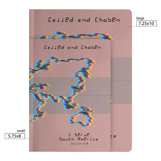 Pink Chromatic Called and Chosen South America Notebook