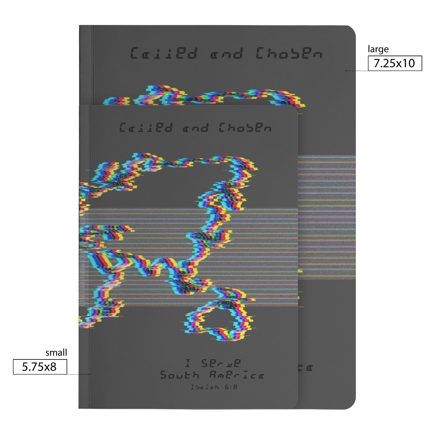 Grey Chromatic Called and Chosen South America Notebook