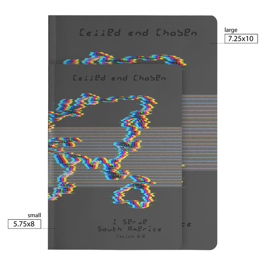 Grey Chromatic Called and Chosen South America Notebook