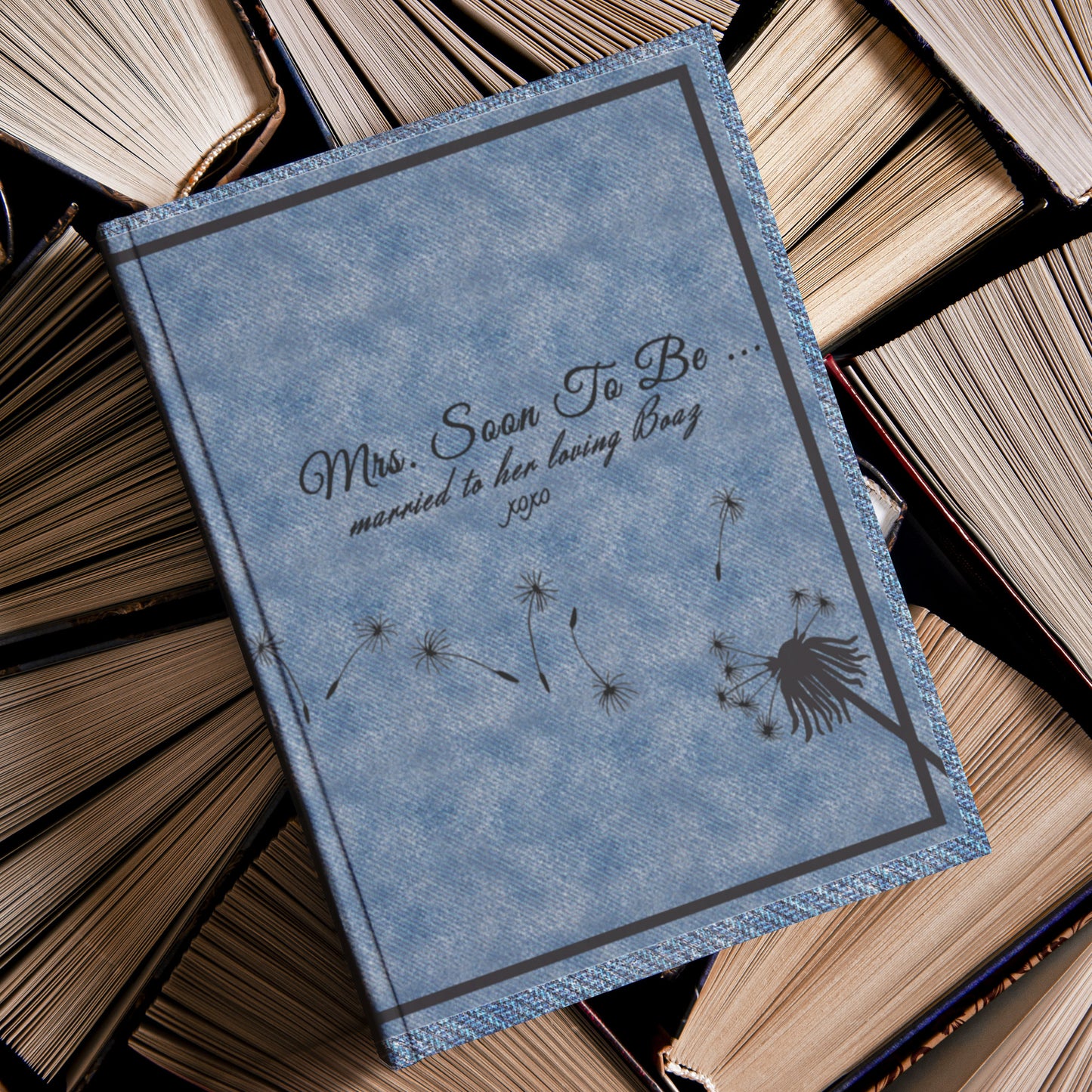 Denim Designed Mrs. Soon to Be Journal