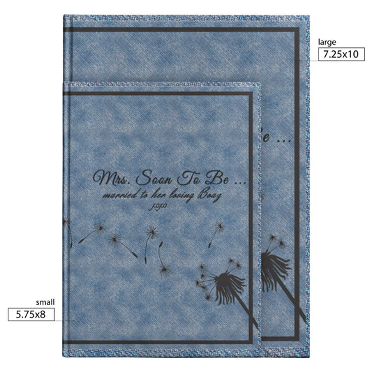 Denim Designed Mrs. Soon to Be Journal