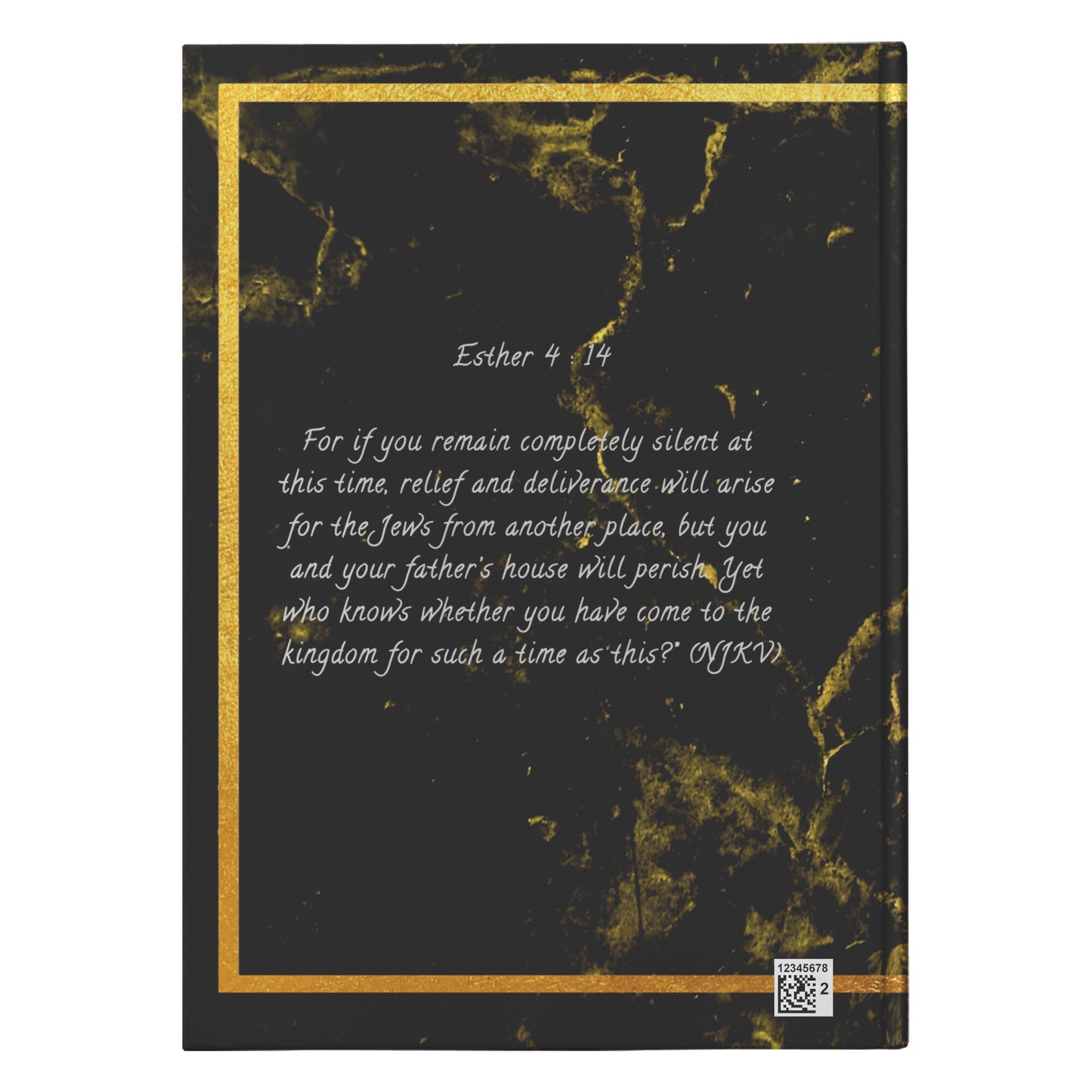 Esther 4:14 Marble Journal