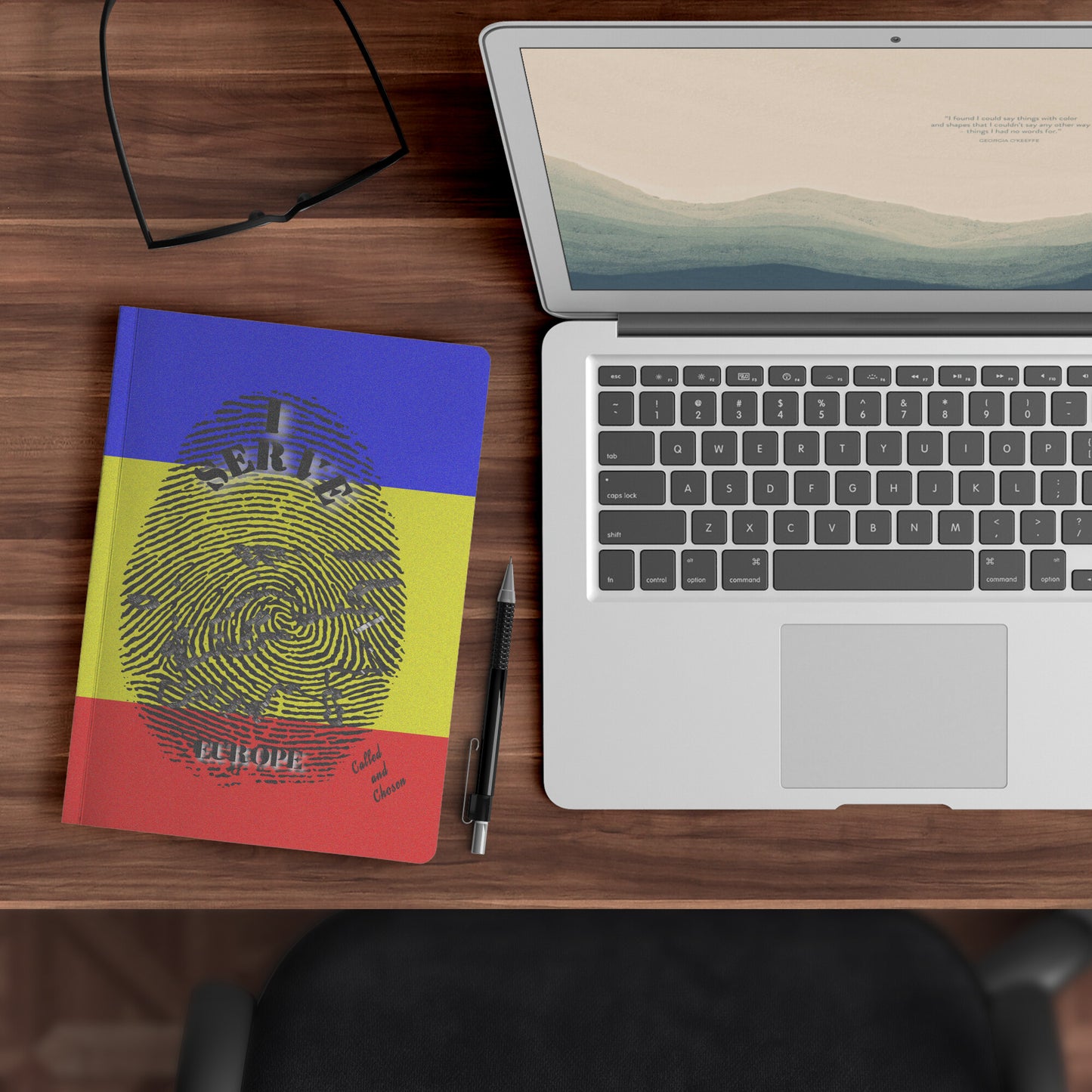 I Serve Europe Fingerprint Notebook