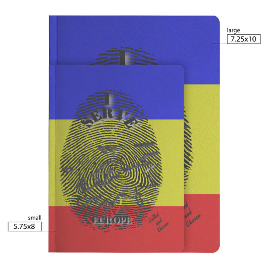I Serve Europe Fingerprint Notebook