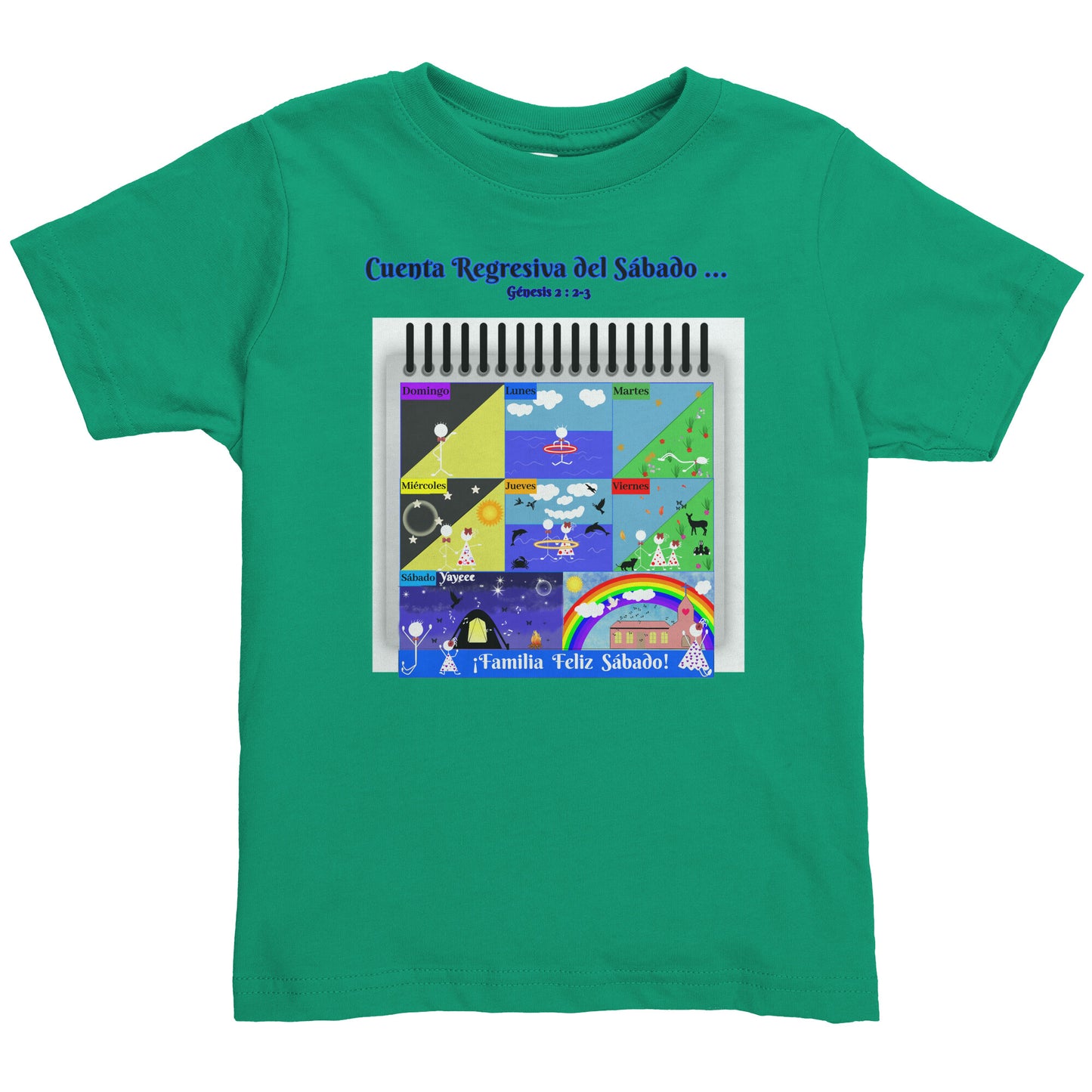 Spanish || Toddler Girl's Sabbath Matching Family Shirt