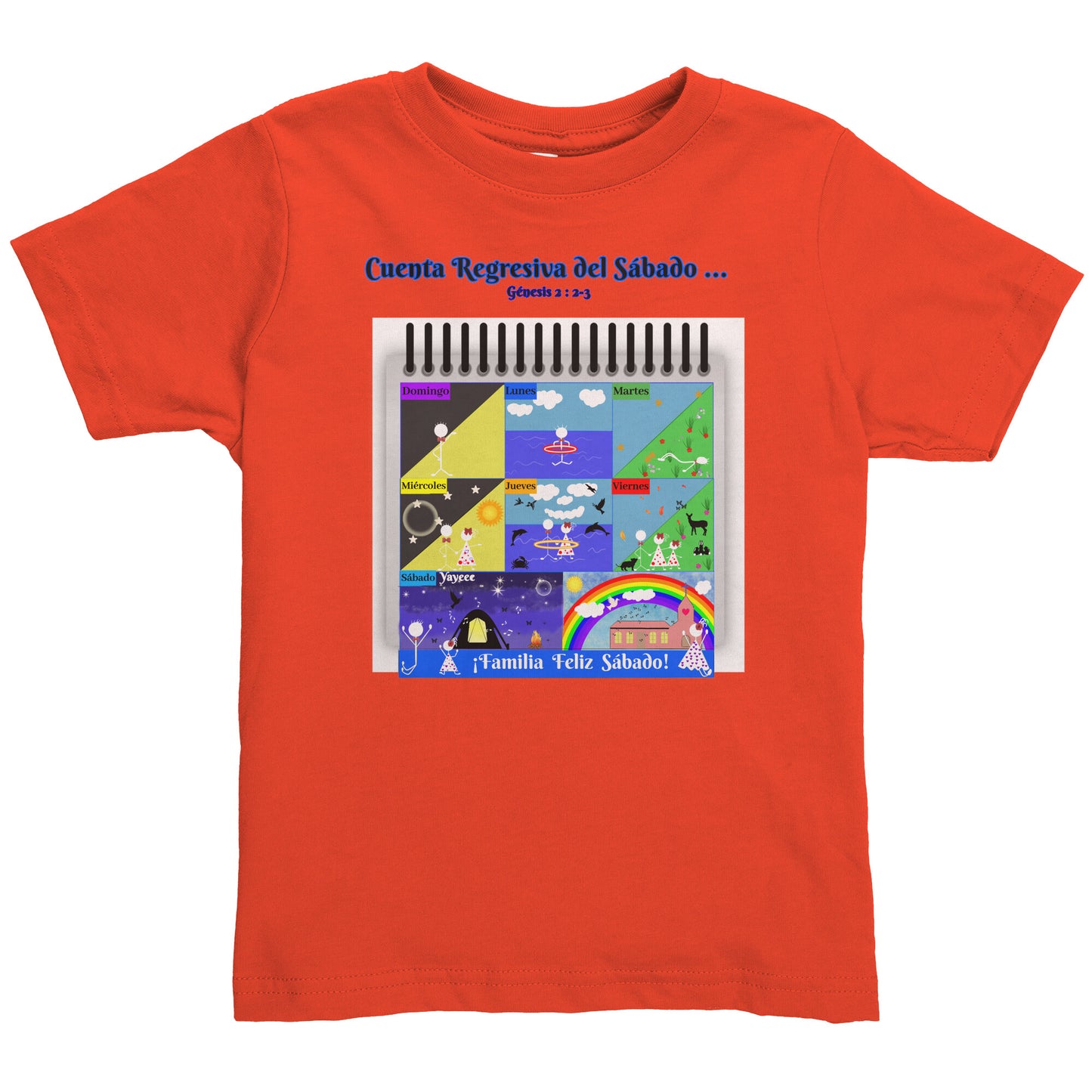 Spanish || Toddler Girl's Sabbath Matching Family Shirt