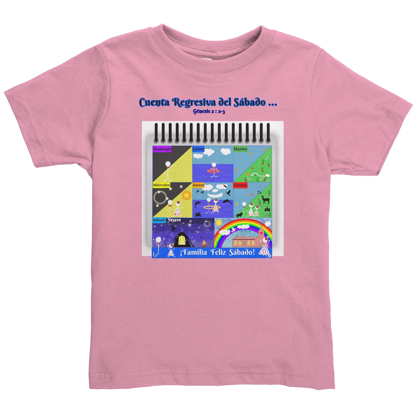 Spanish || Toddler Girl's Sabbath Matching Family Shirt
